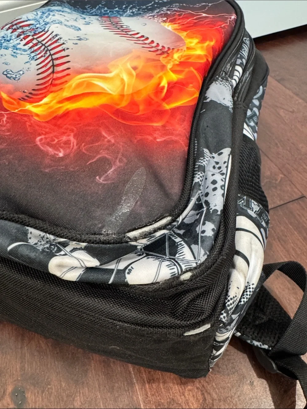 Boys 3-Piece Backpack School Bag Back To School Baseball Lunch Bag & Pencil Case
